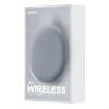 Bezprzewodowa ładowarka Jelly Qi 15W do telefonu słuchawek + kabel USB - USB-C czarny