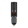 Ładowarka samochodowa USB USB-C gniazdo zapalniczki QC PD Share Together szary