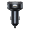 Transmiter FM odtwarzacz MP3 ładowarka samochodowa LED 2x USB Bluetooth czarny