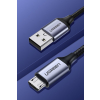 Kabel przewód USB - micro USB 1m szary