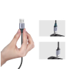 Kabel przewód USB - micro USB 1m szary