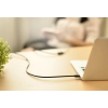 Przedłużacz do kabla przewodu USB 2m czarny