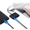 Rozdzielacz HUB portu USB do 4x USB 3.2 kabel 0.5 m czarny