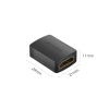 Adapter łącznik złączka kabla przewodu HDMI czarny