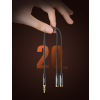 Rozdzielacz kabla słuchawkowego 2x AUX 3.5mm mini jack 25cm czarny
