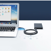 Kabel przewód USB 2.0 męski 2m czarny