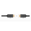Przejściówka kabel z DisplayPort na HDMI 4K 30Hz 32 AWG 1.5m czarny