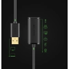 Przedłużacz kabel aktywny USB 2.0 480Mbps 10m czarny
