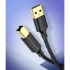 Kabel przewód do drukarki USB 2.0 - USB-B 1.5m czarny