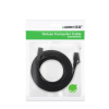 Płaski patchcord kabel przewód sieciowy LAN STP RJ45 Cat 7 10Gbps 3m czarny