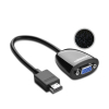 Przejściówka adapter przewód z HDMI męski do VGA żeński FHD czarny