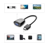 Przejściówka adapter przewód z HDMI męski do VGA żeński FHD czarny