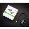 Przejściówka adapter przewód z HDMI męski do VGA żeński FHD czarny