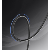 Kabel przewód przejściówka HDMI - USB-C 4K 60Hz 1.5m czarno-szary