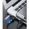 Kabel przewód USB - micro USB 2.4A 480Mbps 1.5m czarny