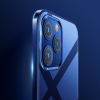 NBS ultra cienkie przezroczyste etui z metaliczną ramką do iPhone 12 Pro Max zielony