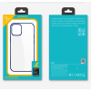 NBS ultra cienkie przezroczyste etui z metaliczną ramką do iPhone 12 Pro Max zielony