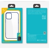 NBS ultra cienkie przezroczyste etui z metaliczną ramką do iPhone 12 Pro Max zielony
