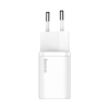 Super szybka ładowarka sieciowa Si 1C USB-C 30W PD QC biały