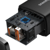 Szybka ładowarka sieciowa Compact USB USB-C 20W 3A PD QC 3.0 czarny
