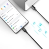 Kabel przewód USB-C 5A szybkie ładowanie PD QC 1m biały