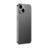 Etui pokrowiec do iPhone 13 sztywna obudowa z żelową ramką przezroczysty
