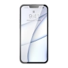 Etui pokrowiec do iPhone 13 sztywna obudowa z żelową ramką przezroczysty