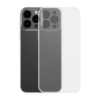 Etui pokrowiec do iPhone 13 Pro Max sztywna obudowa z żelową ramką przezroczysty