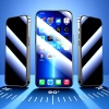 Szkło hartowane do iPhone 14 Plus z filtrem Anti-Spy na cały ekran z ramką przezroczysty