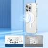 Magnetyczne etui do iPhone 14 Plus kompatybilne z MagSafe przezroczysty 14D