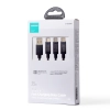3w1 kabel przewód USB - USB-C / Lightning / micro USB 3.5 A 1.2m czarny