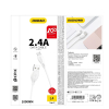 Przewód kabel do iPhone USB - Lightning 2.4A 1m biały
