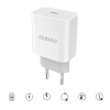 Szybka ładowarka sieciowa EU USB-C PD + przewód Lightning do iPhone 1m biały