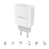 Szybka ładowarka sieciowa EU USB-C PD + przewód Lightning do iPhone 1m biały