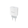 Szybka ładowarka sieciowa EU USB-C PD + przewód Lightning do iPhone 1m biały