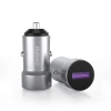 Szybka ładowarka samochodowa USB do gniazda zapalniczki 5A 22,5W QC VOOC szary