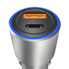 Ładowarka samochodowa USB USB-C PD QC 22,5W szary
