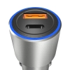 Ładowarka samochodowa USB USB-C PD QC 22,5W szary