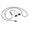 Przewodowe słuchawki dokanałowe AKG złącze USB-C czarny