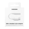 Adapter przejściówka słuchawek 3,5 mm mini jack żeński - USB-C męski biały