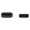 Kabel przewód USB-A - USB-C 1,5m czarny