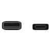 Kabel przewód USB-A - USB-C 1,5m czarny