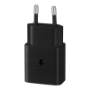 Ładowarka sieciowa USB-C 15W PD AFC + kabel USB-C czarny