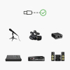 Przedłużacz kabla przewodu audio do mikrofonu XLR 2m czarny