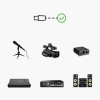 Przedłużacz kabla przewodu audio do mikrofonu XLR 2m czarny