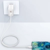 Kabel przewód USB-C 60W 20V 3A 1.2m biały