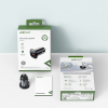 Ładowarka samochodowa 38W USB-C USB Power Delivery QC 3.0 czarny