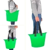 Torba plażowa wodoodporna PVC z paskiem na ramię 11L - zielona