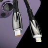 Kabel przewód do szybkiego ładowania iPhone USB-C - Lightning 480Mb/s PD 20W 2m czarny
