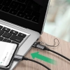 Przejściówka adapter gniazdo z wtyczki USB-C na USB czarny